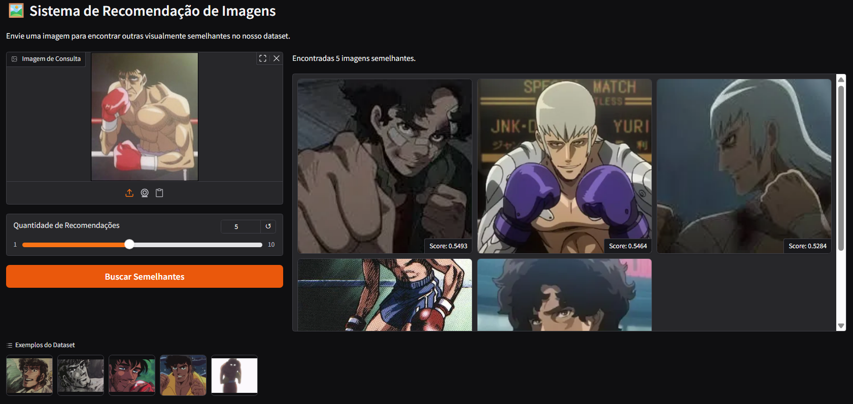 Recomendação por Imagens